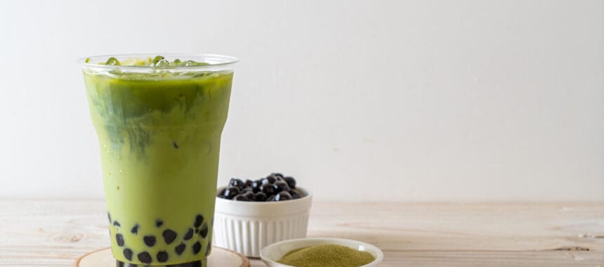 Recette de bubble tea au matcha